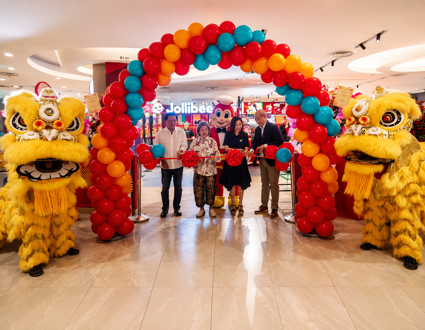 Jollibee Grand Opening with Lion Dance