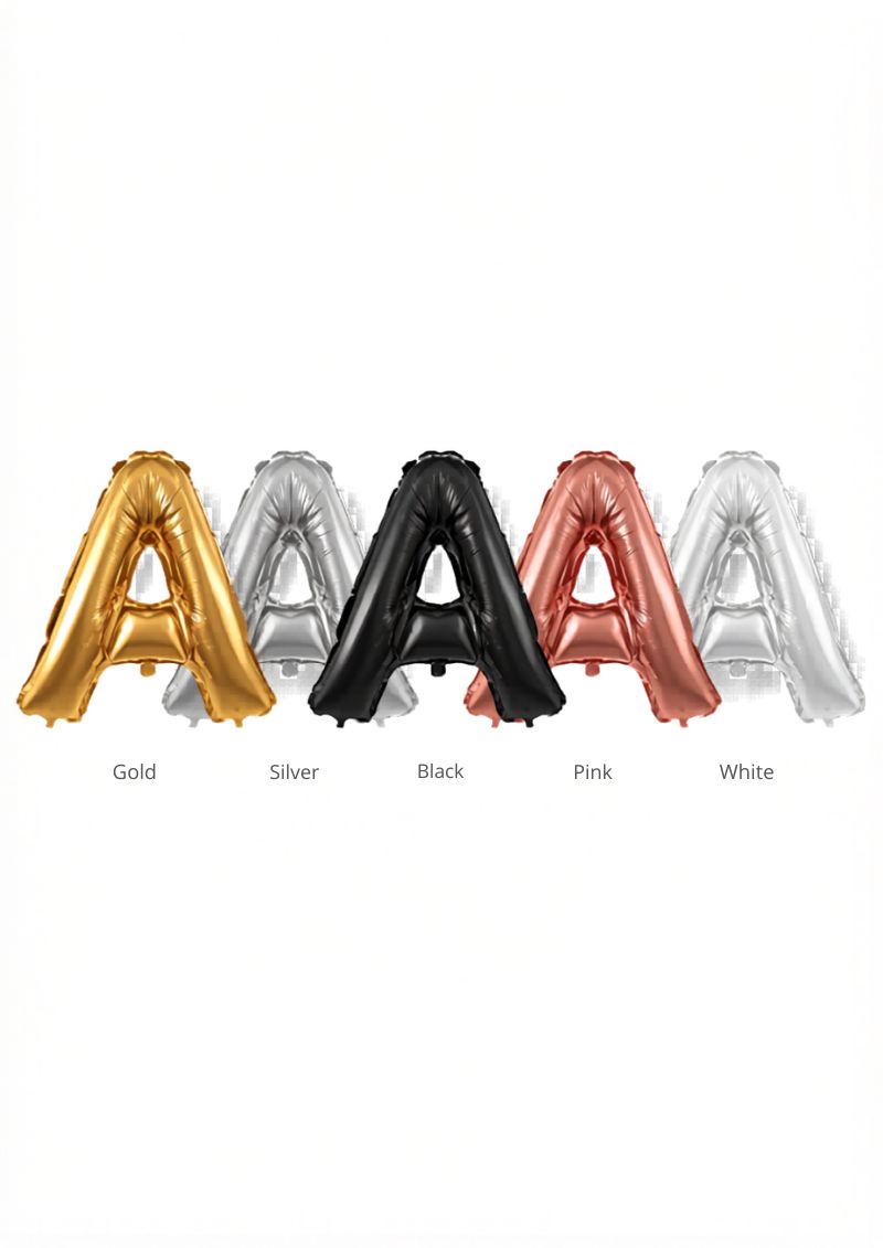 Alphabetical Foil Balloons