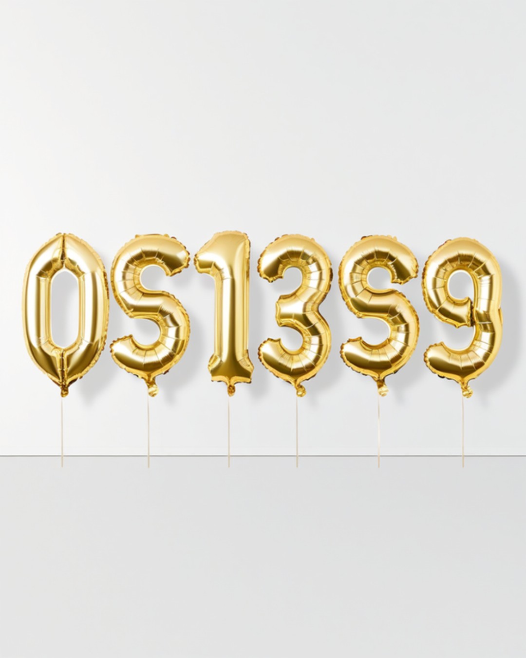 Numeric Foil Balloons